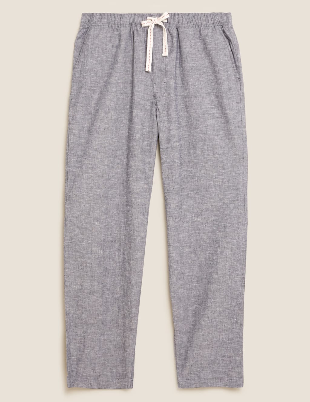Cotton Linen Chambray Pyjama Bottoms 2 of 5