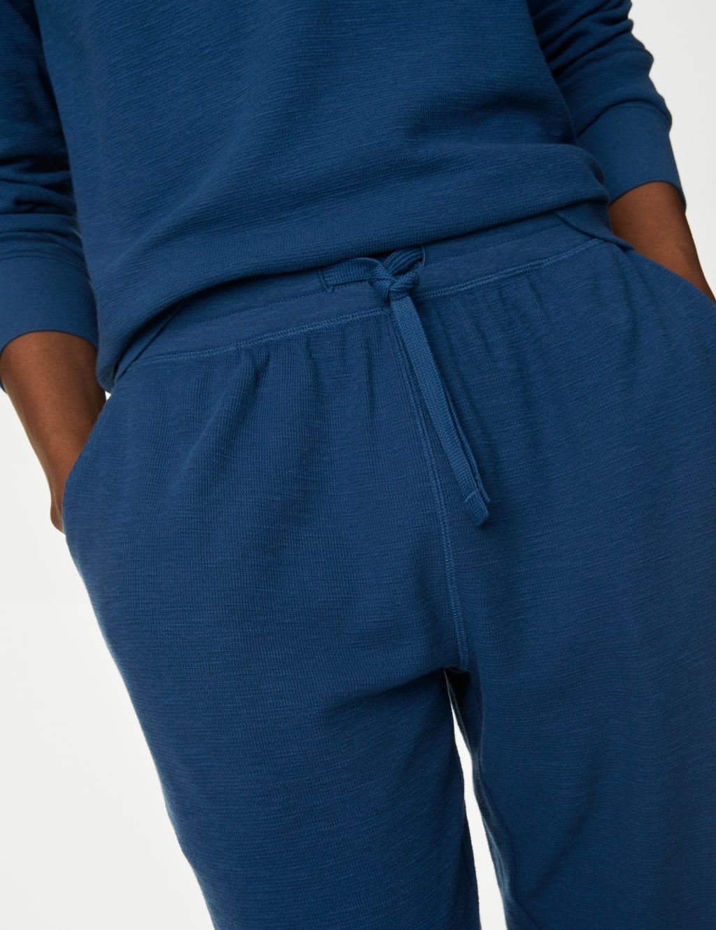 Pure Cotton Waffle Jogger Bottoms 3 of 5