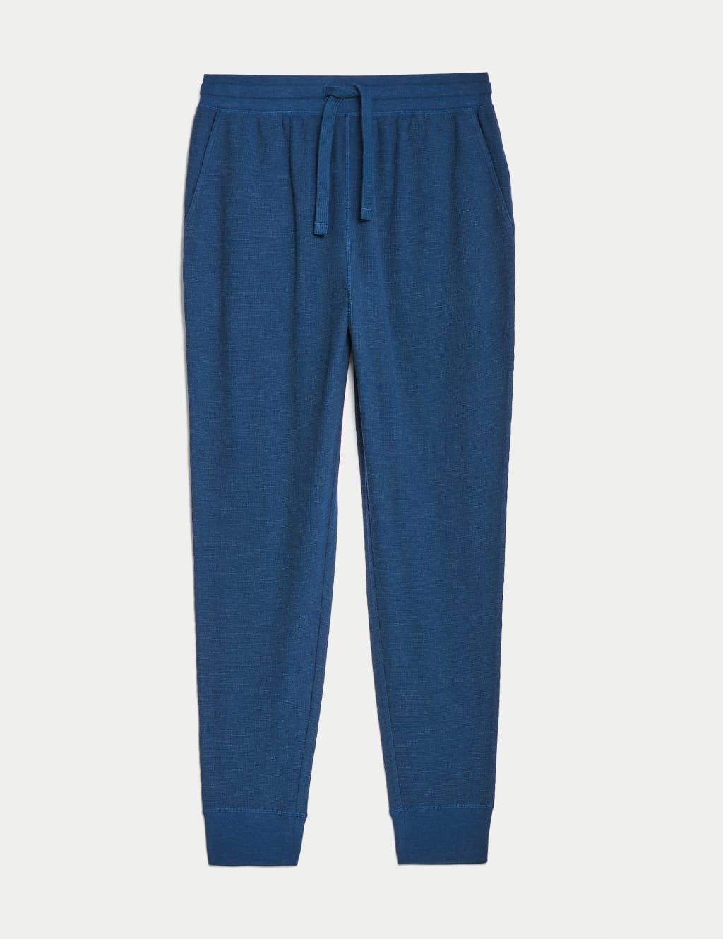 Pure Cotton Waffle Jogger Bottoms M S Collection M S