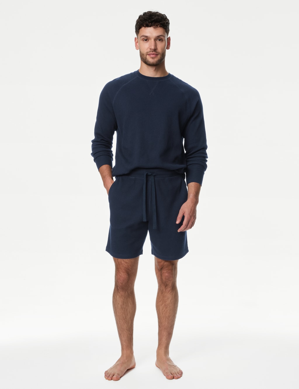 Pure Cotton Waffle Loungewear Shorts 4 of 6