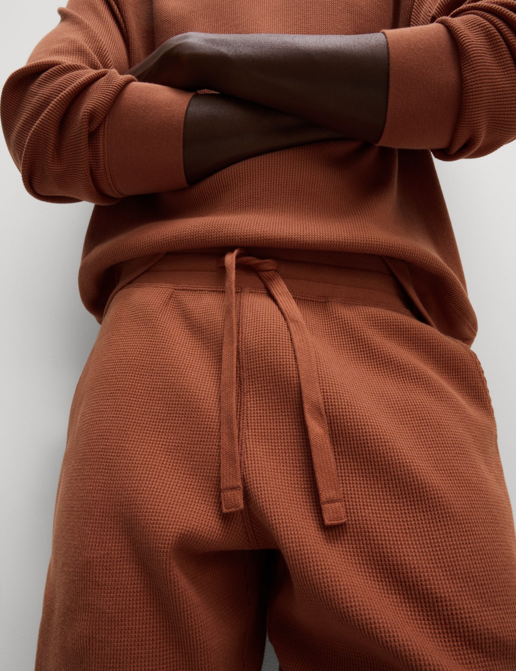 Pure Cotton Waffle Loungewear Shorts 3 of 5