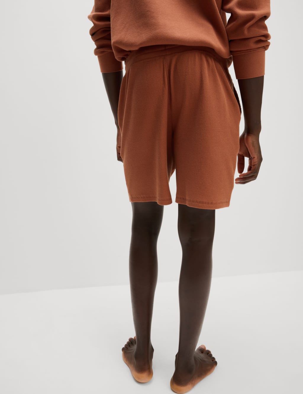 Pure Cotton Waffle Loungewear Shorts 5 of 5