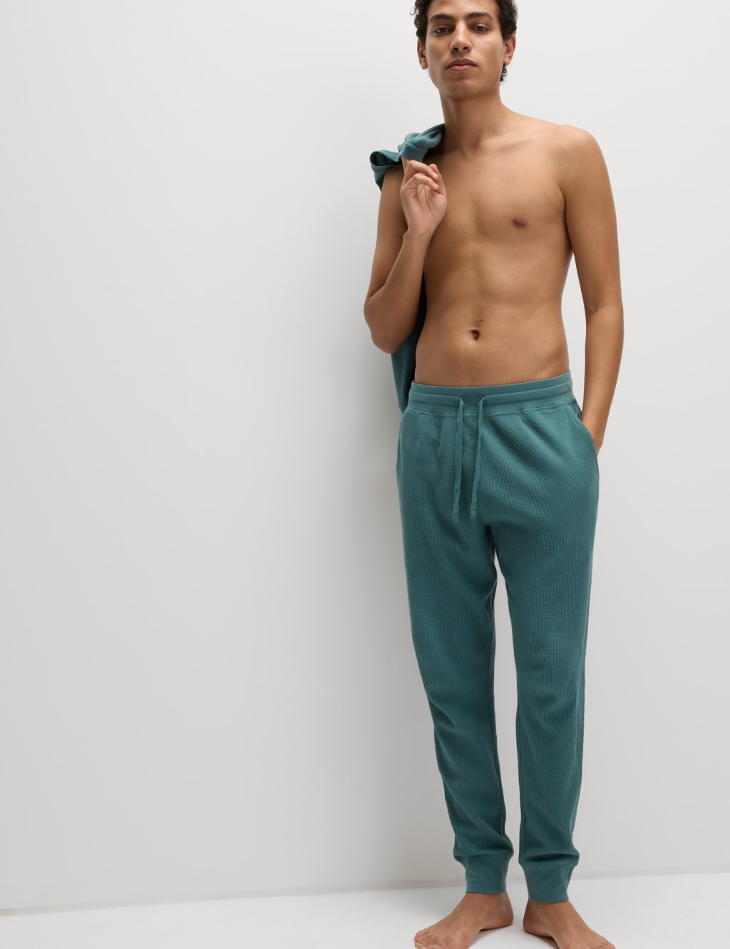 Pure Cotton Waffle Loungewear Bottoms 6 of 6