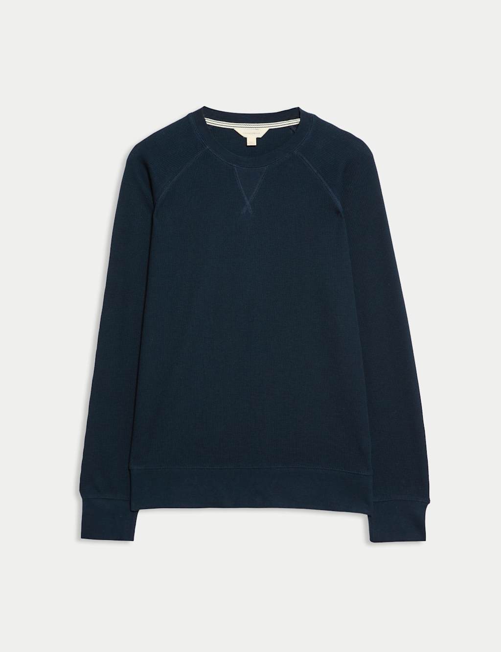 Pure Cotton Waffle Loungewear Sweatshirt 2 of 5