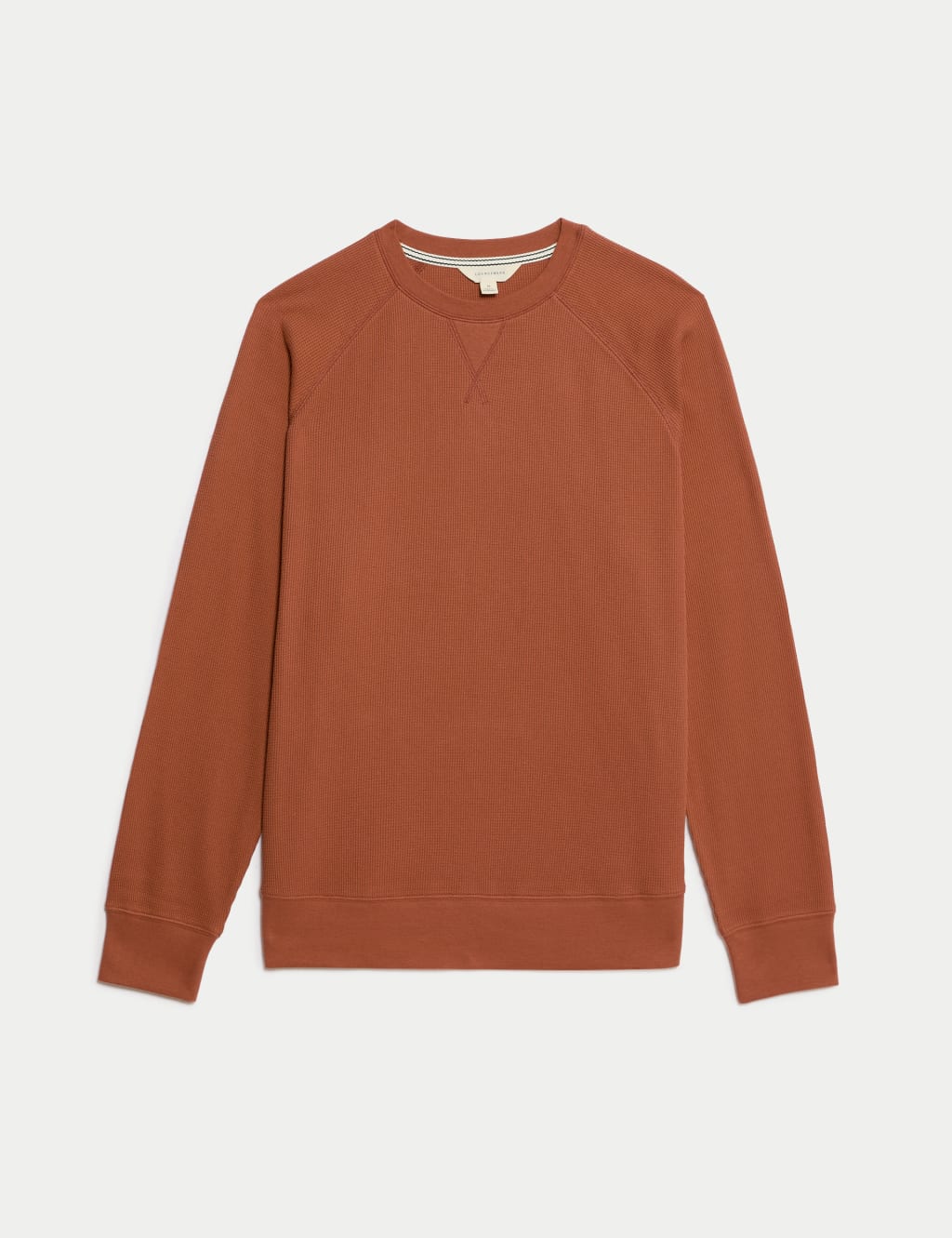 Pure Cotton Waffle Loungewear Sweatshirt 2 of 6