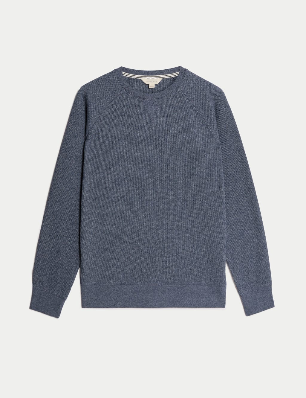 Pure Cotton Waffle Loungewear Sweatshirt 2 of 4