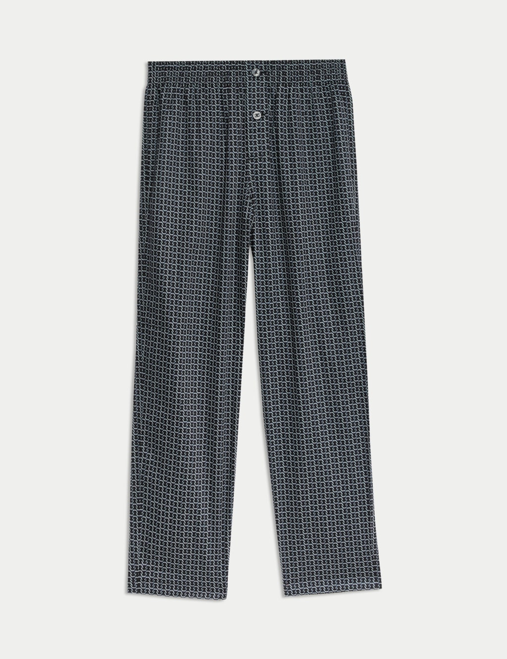 Pure Supima Cotton Geo Print Pyjama Bottoms