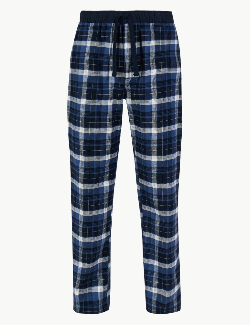 Pure Cotton Checked Long Pyjama Bottoms 2 of 3