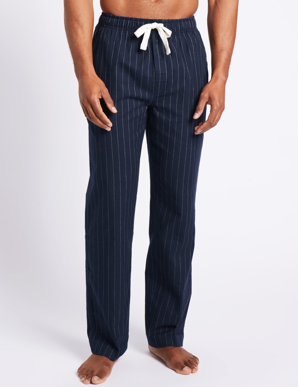 Big Tall Pure Cotton Long Pyjama Bottoms M S Collection M S