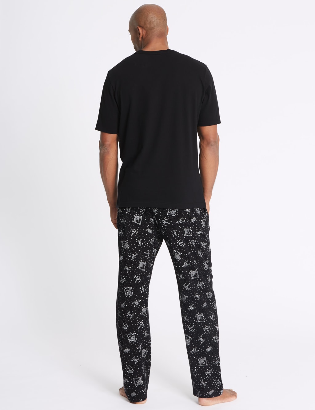 Star Wars Pure Cotton Printed Pyjama Set M S Collection M S