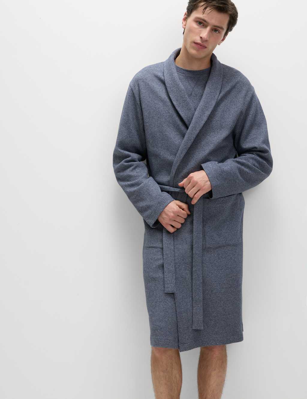 Pure Cotton Waffle Dressing Gown 5 of 6