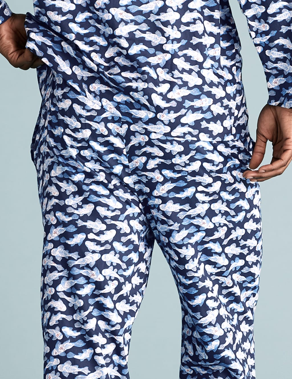 Fish print pyjamas sale