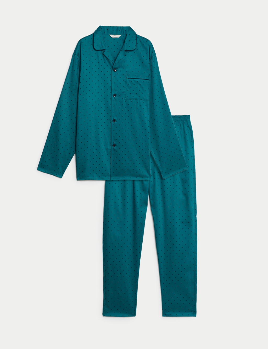 Pure Cotton Polka Dot Pyjama Set 2 of 6