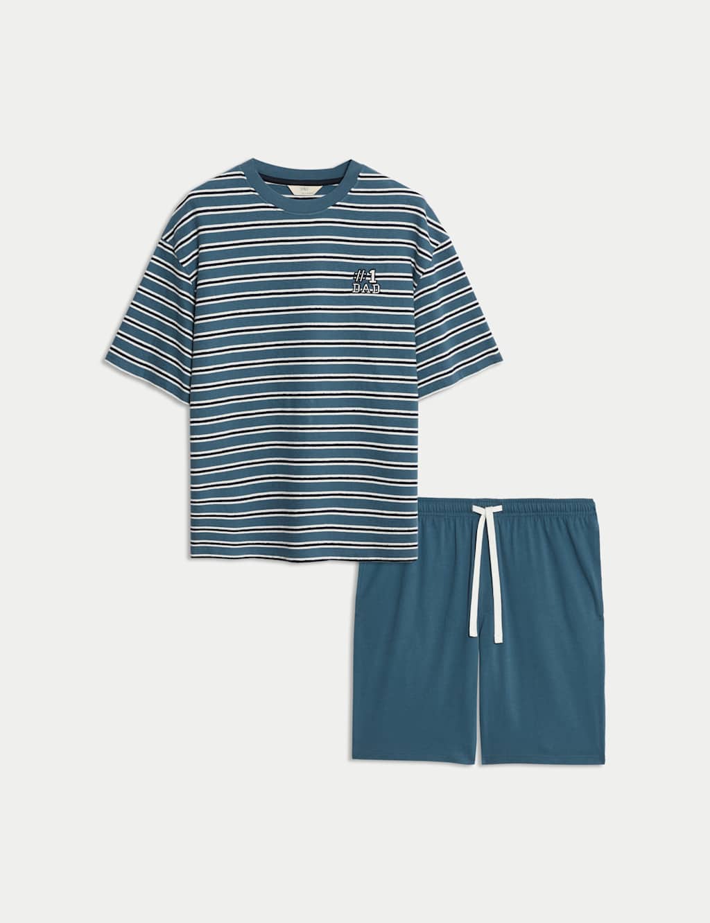 Pure Cotton Striped #1 Dad Pyjama Set 2 of 6