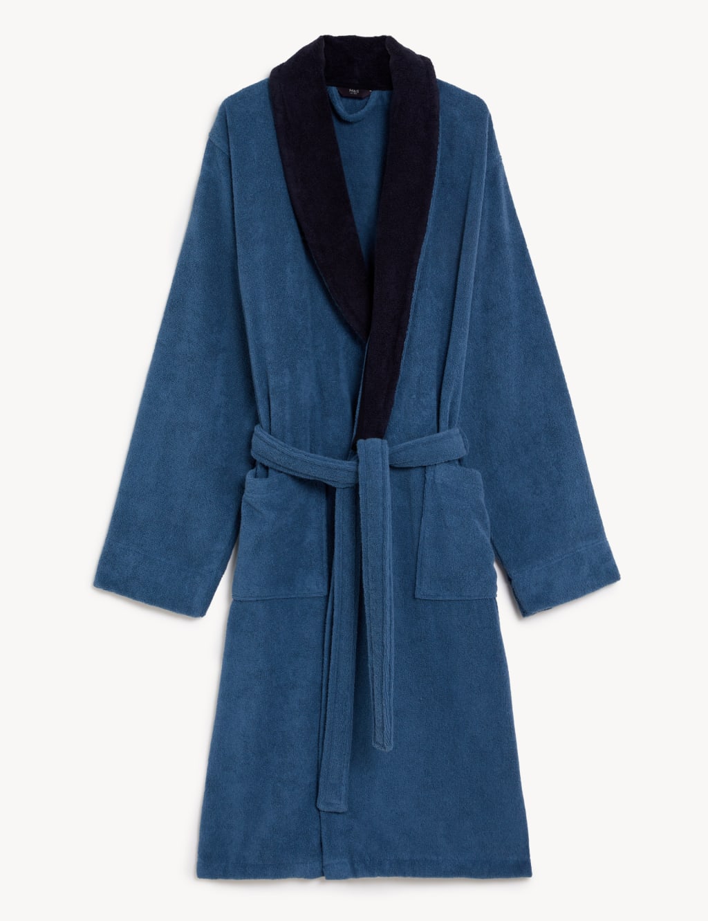 Longer Length Pure Cotton Dressing Gown M S Collection M S
