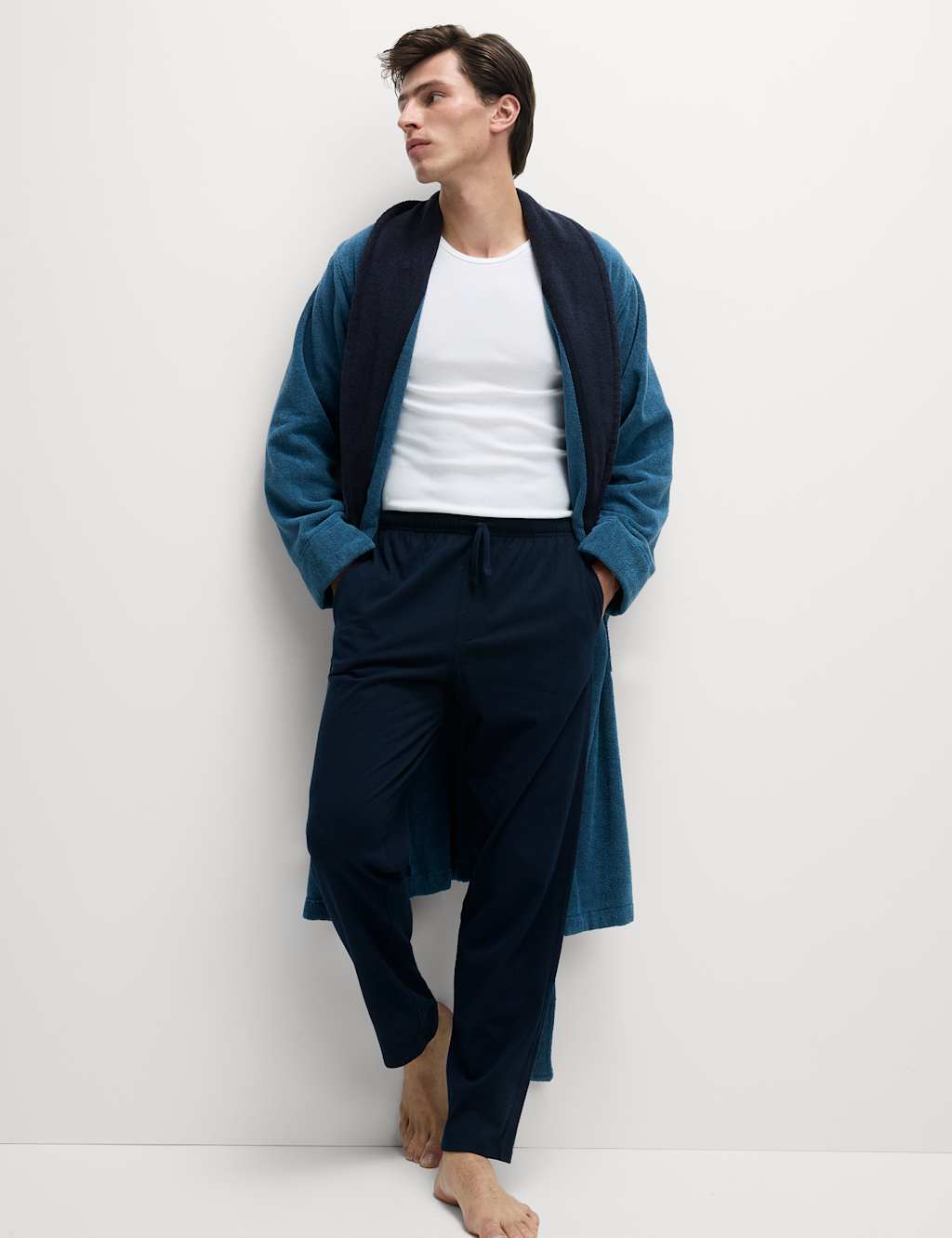 Pure Cotton Towelling Dressing Gown 5 of 5
