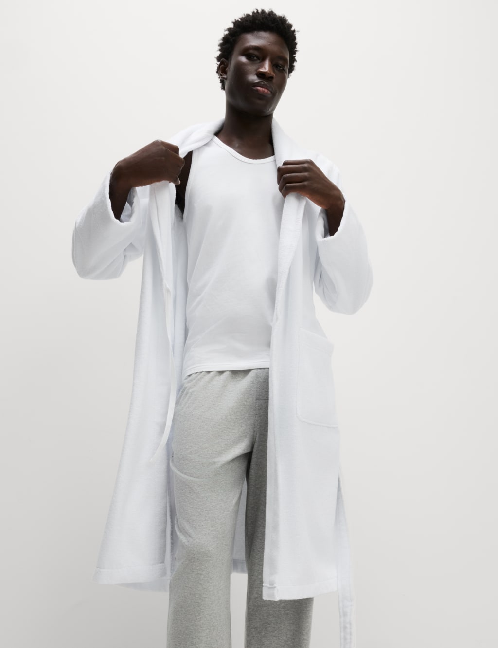 Pure Cotton Towelling Dressing Gown 6 of 7