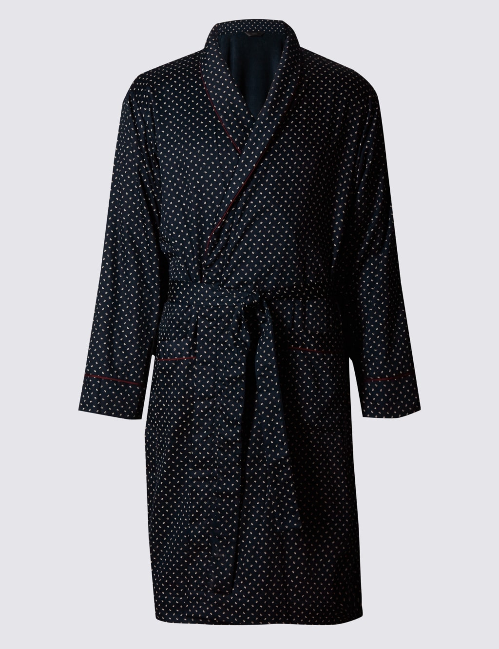 Pure Cotton Paisley Dressing Gown 2 of 4