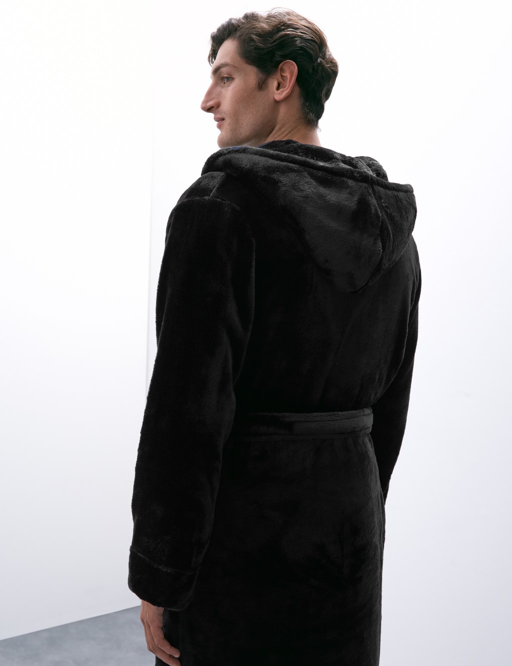 Fleece Supersoft Hooded Dressing Gown 6 of 6
