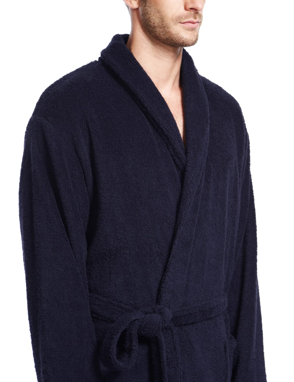 Cotton Rich Towelling Dressing Gown 5 of 6