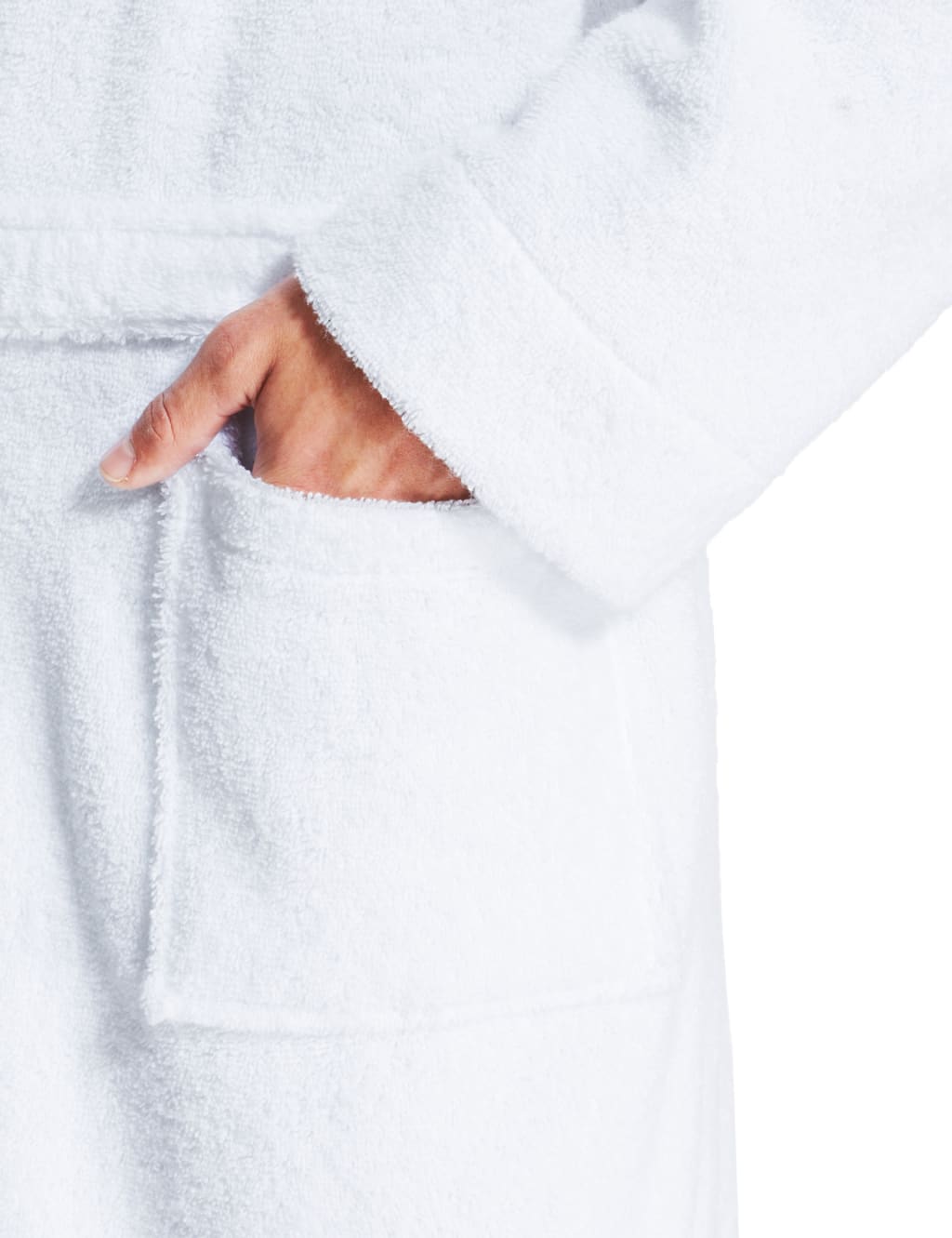 Cotton Rich Towelling Dressing Gown 4 of 4