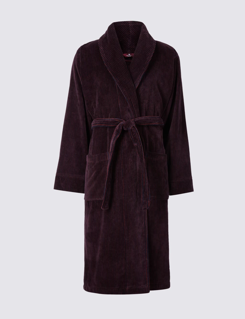 Luxury Pure Cotton Dressing Gown with Belt 2 of 4