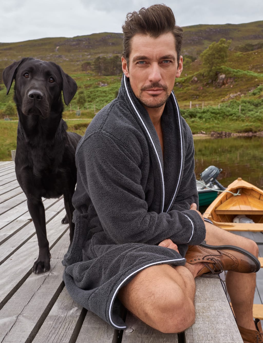 David gandy dressing gown shop