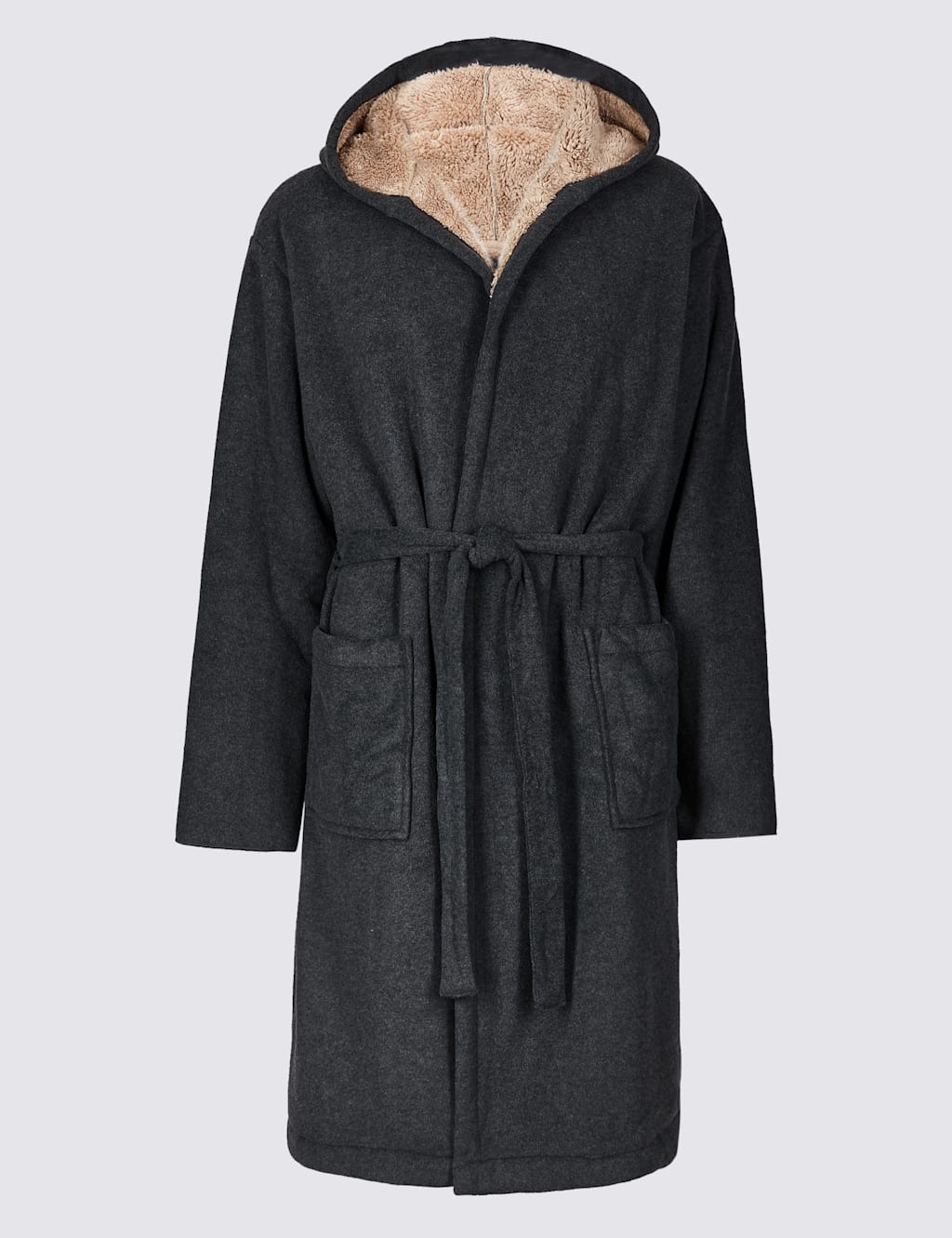 Bonded Fleece Dressing Gown 2 of 5