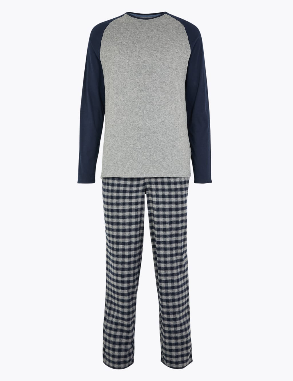 Brushed Cotton Checked Pyjama Set 2 of 4