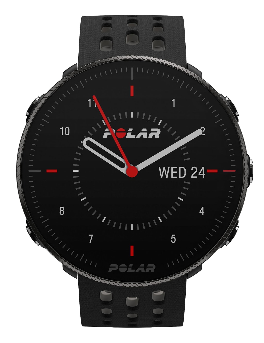 Polar Vantage M2 Running Black Silicone Smartwatch 1 of 7