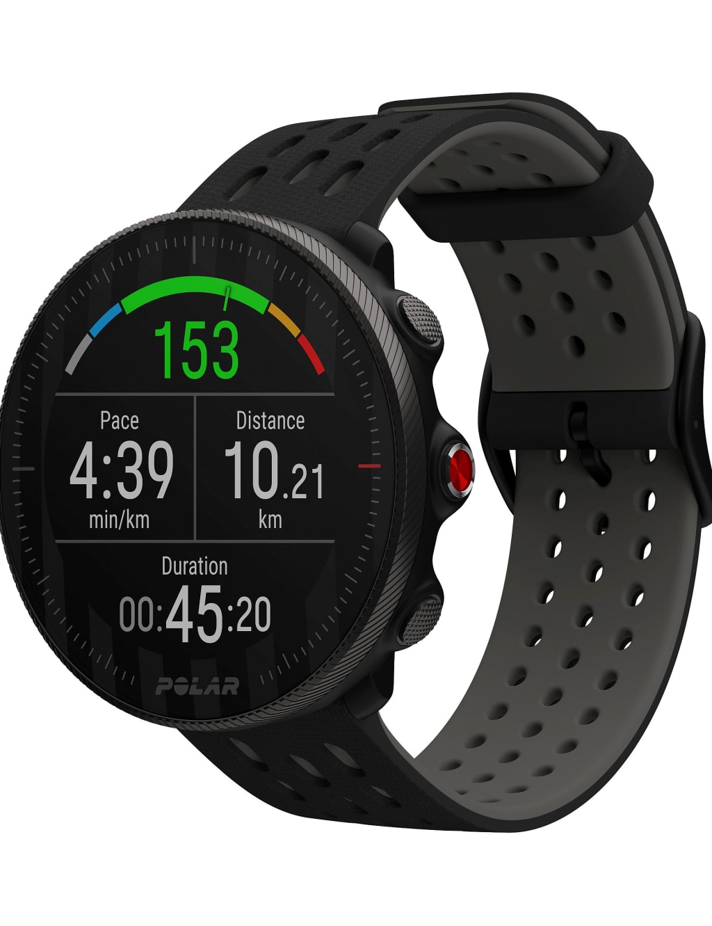 Polar Vantage M2 Running Black Silicone Smartwatch 2 of 7