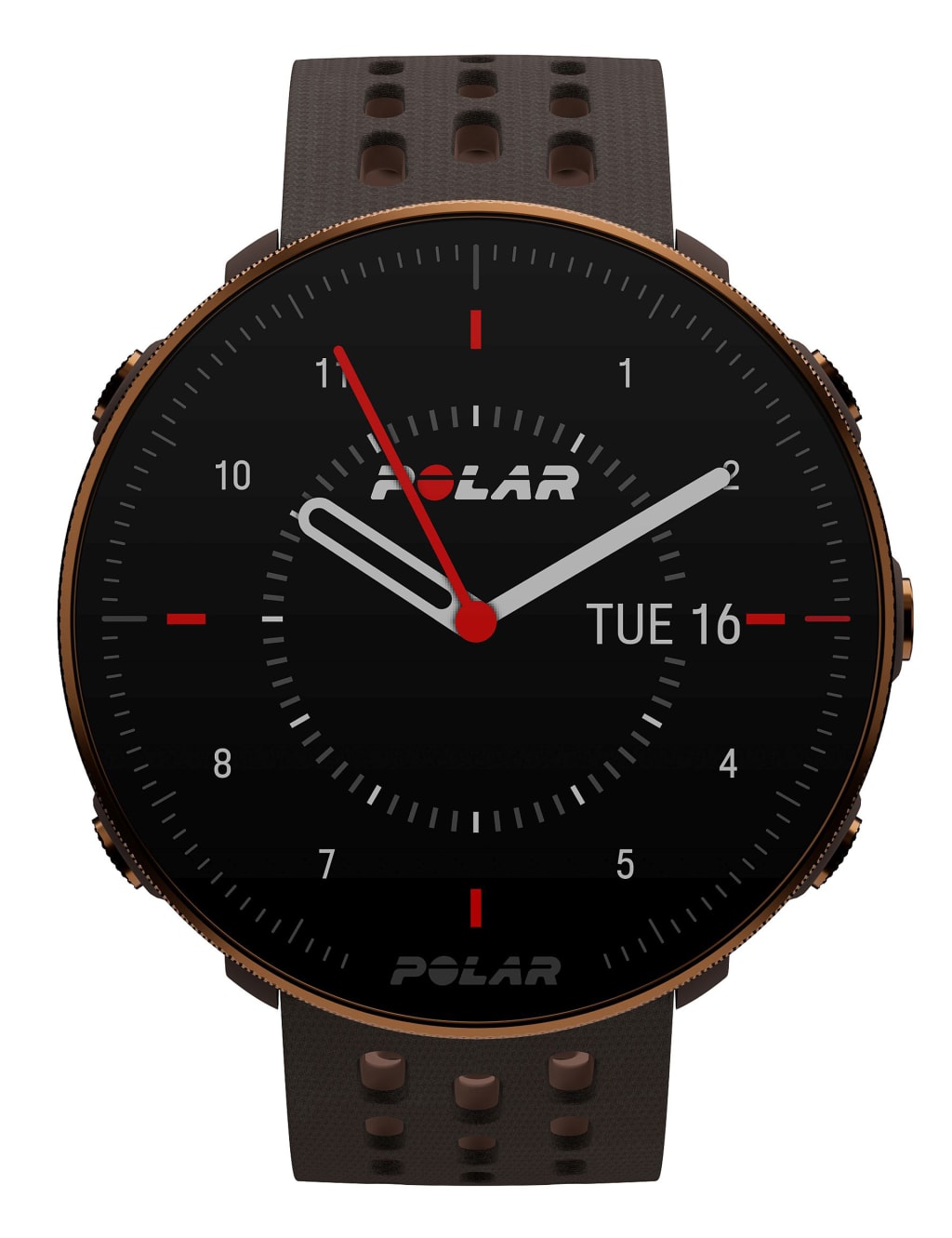 Polar Vantage Fitness Tracker Brown Silicone Smartwatch 7 of 7