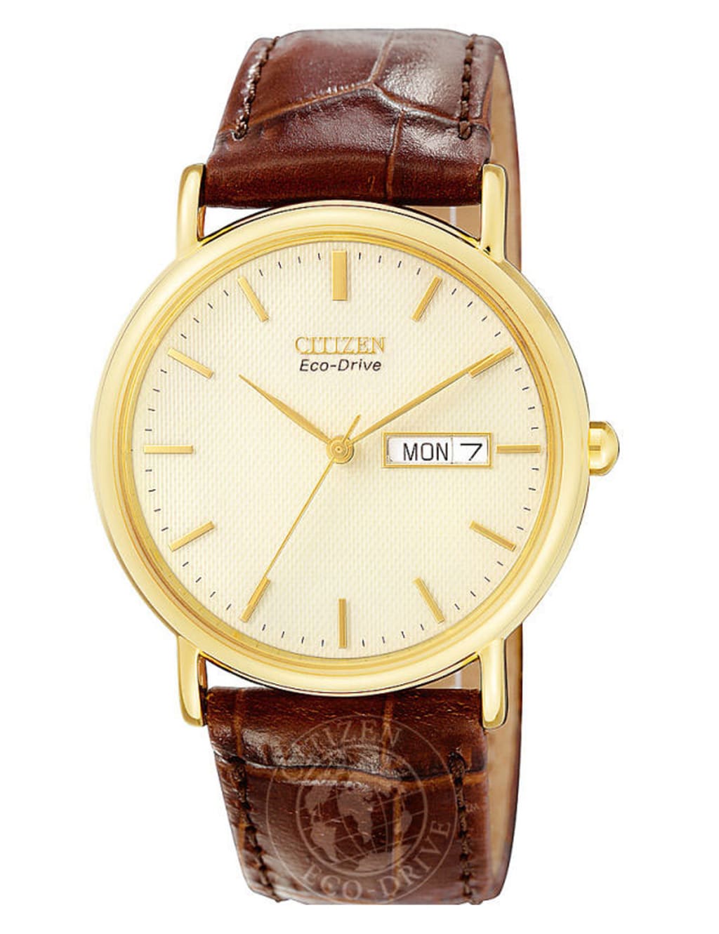 Citzen Classic Brown Leather Watch Citizen M S
