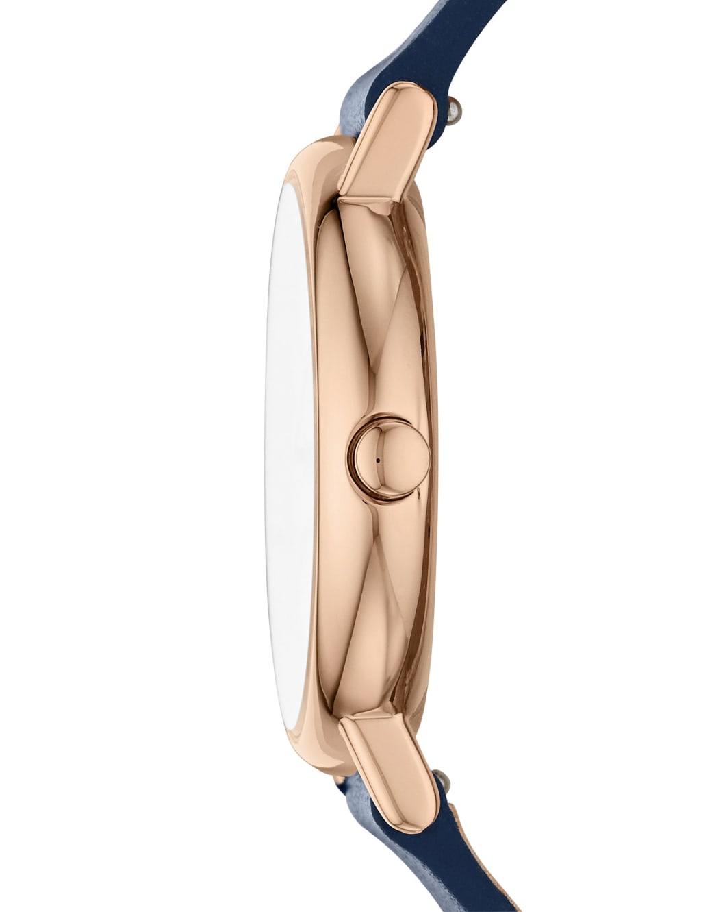 Skagen Signatur Navy Leather Watch 5 of 7
