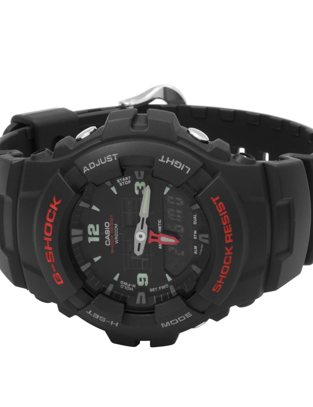 Casio G Shock Alarm Chronograph Black Watch Casio M S