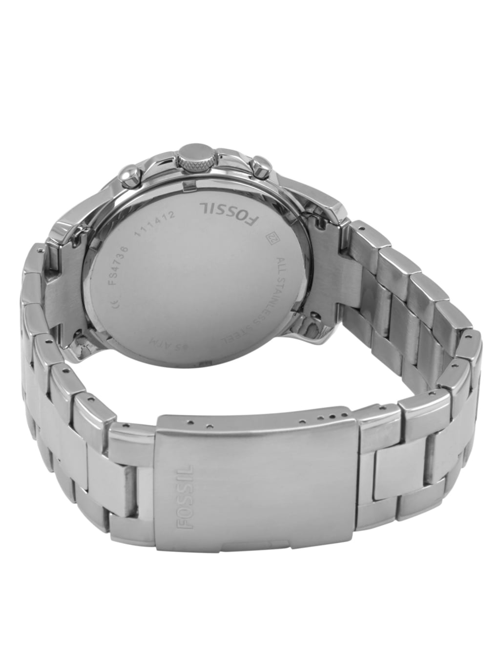 Fossil all stainless steel 3 atm clearance