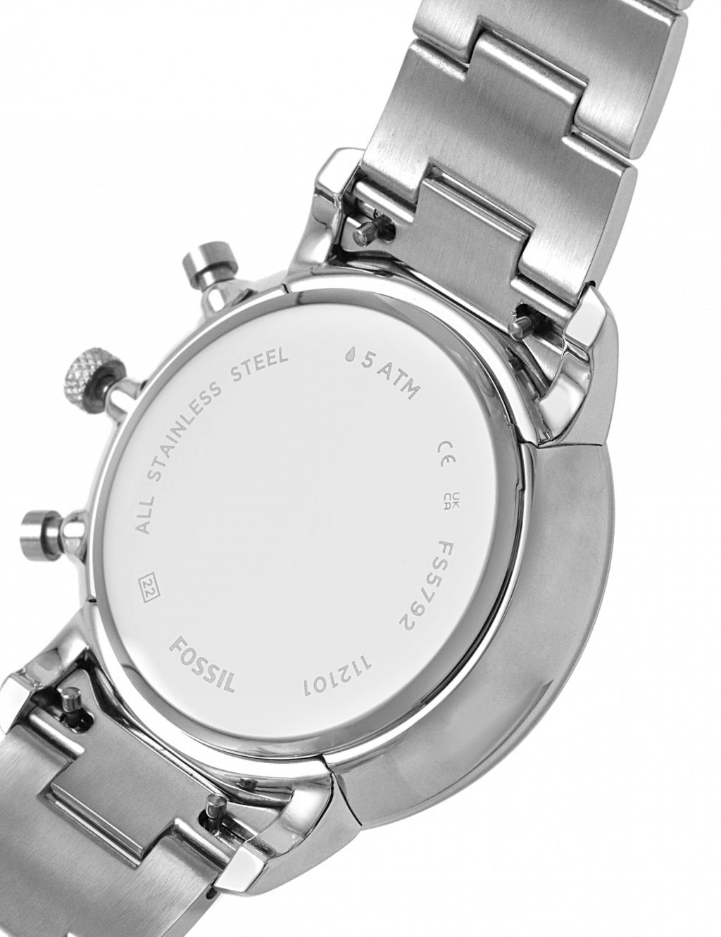 Fossil Neutra Chronograph Silver Stainless Steel Watch 6 of 7