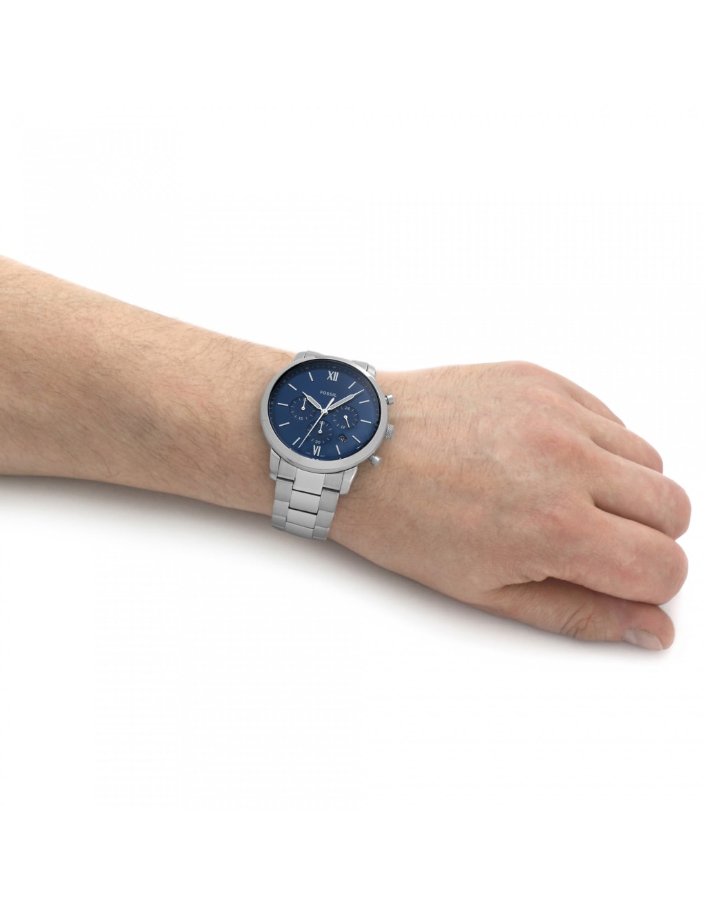 Fossil Neutra Chronograph Silver Stainless Steel Watch 2 of 7