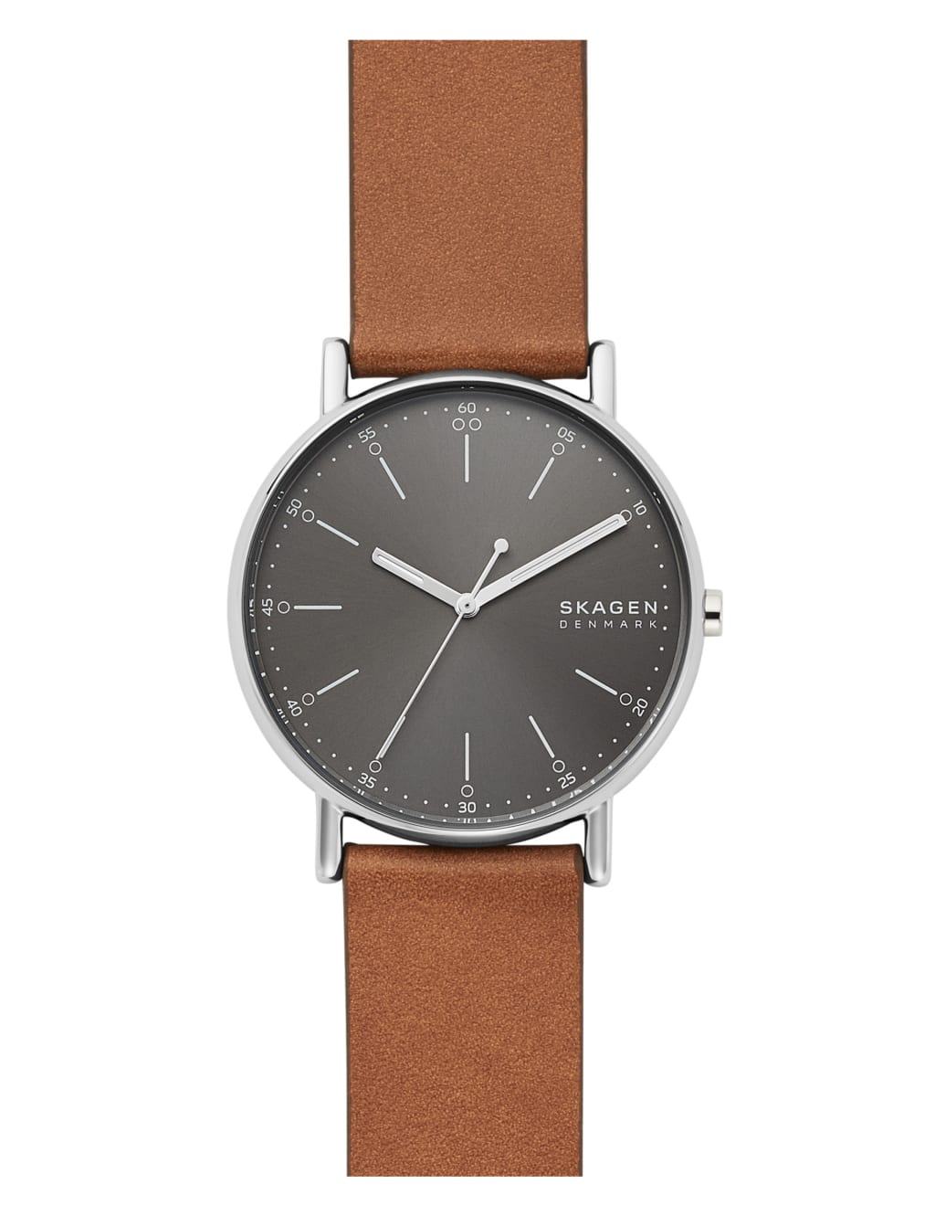 Skagen Signatur Brown Leather Watch Skagen M S