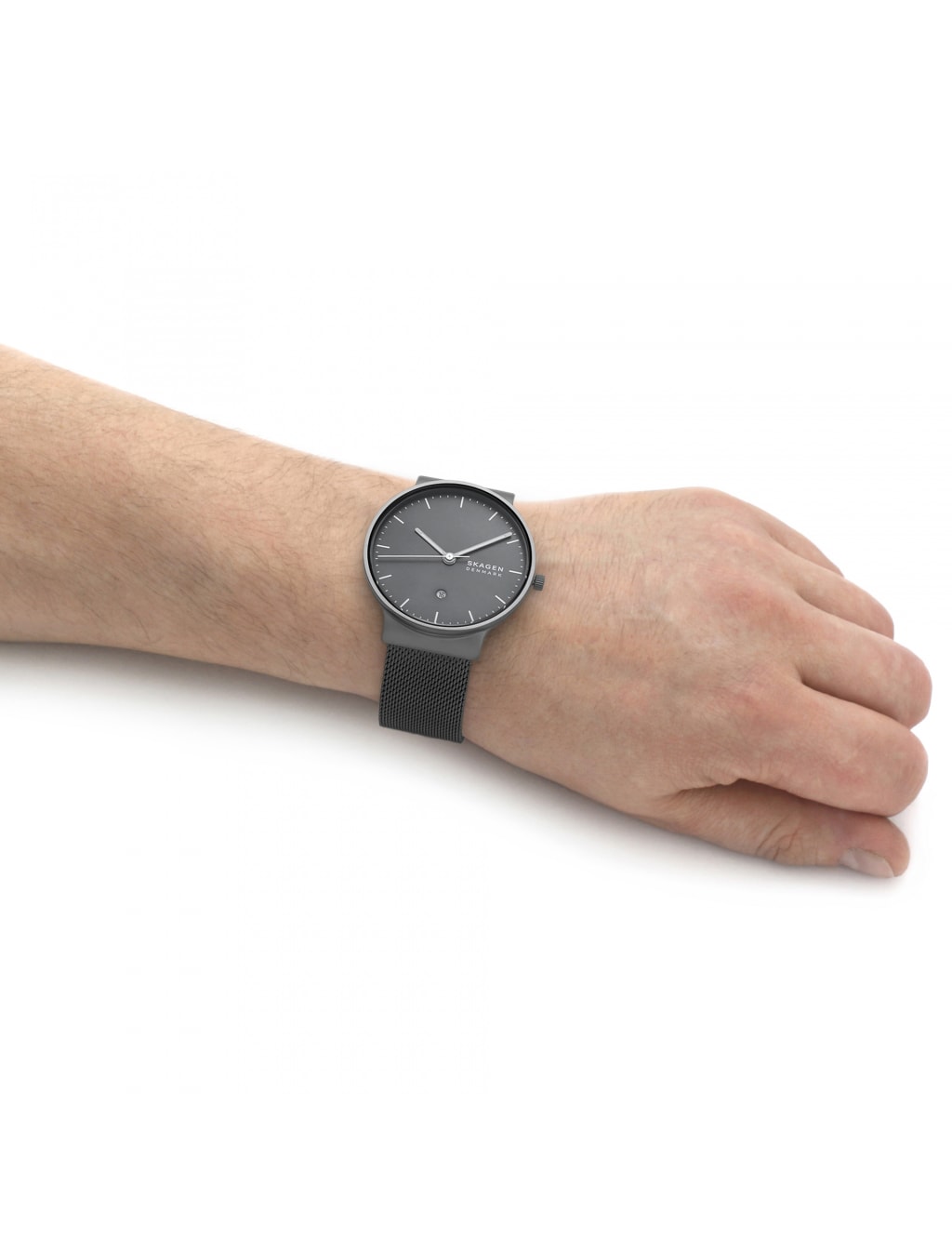 Skagen Anchor Grey Stainless Steel Bracelet Quartz Watch 2 of 7