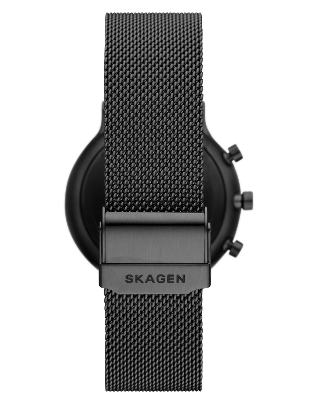 Skagen Anchor Chronograph Black Stainless Steel Watch 6 of 7