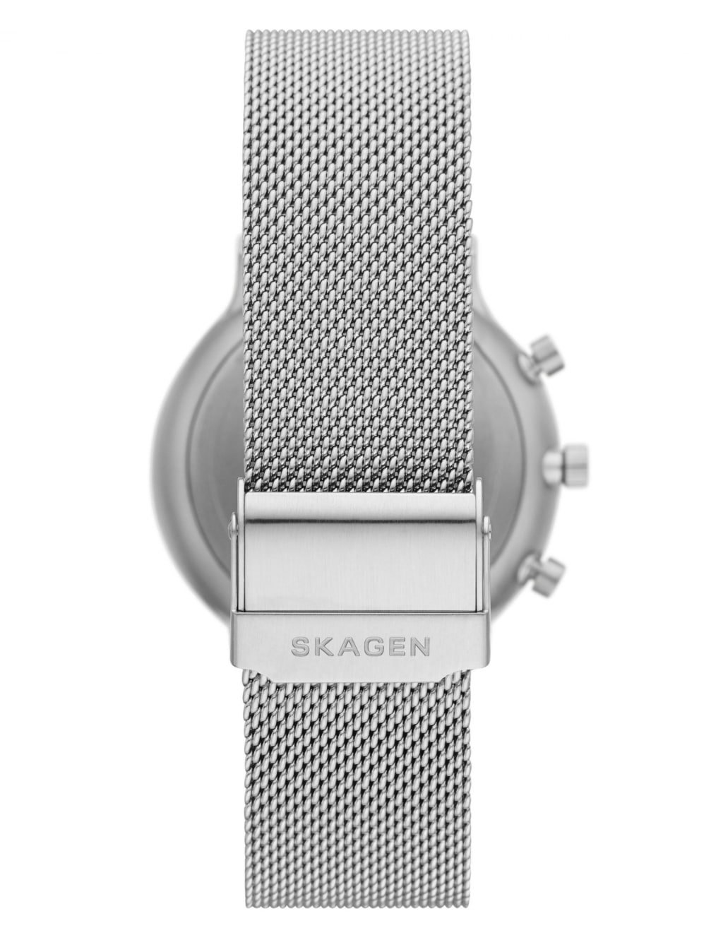 Skagen Anchor Chronograph Silver Stainless Steel Watch 4 of 7