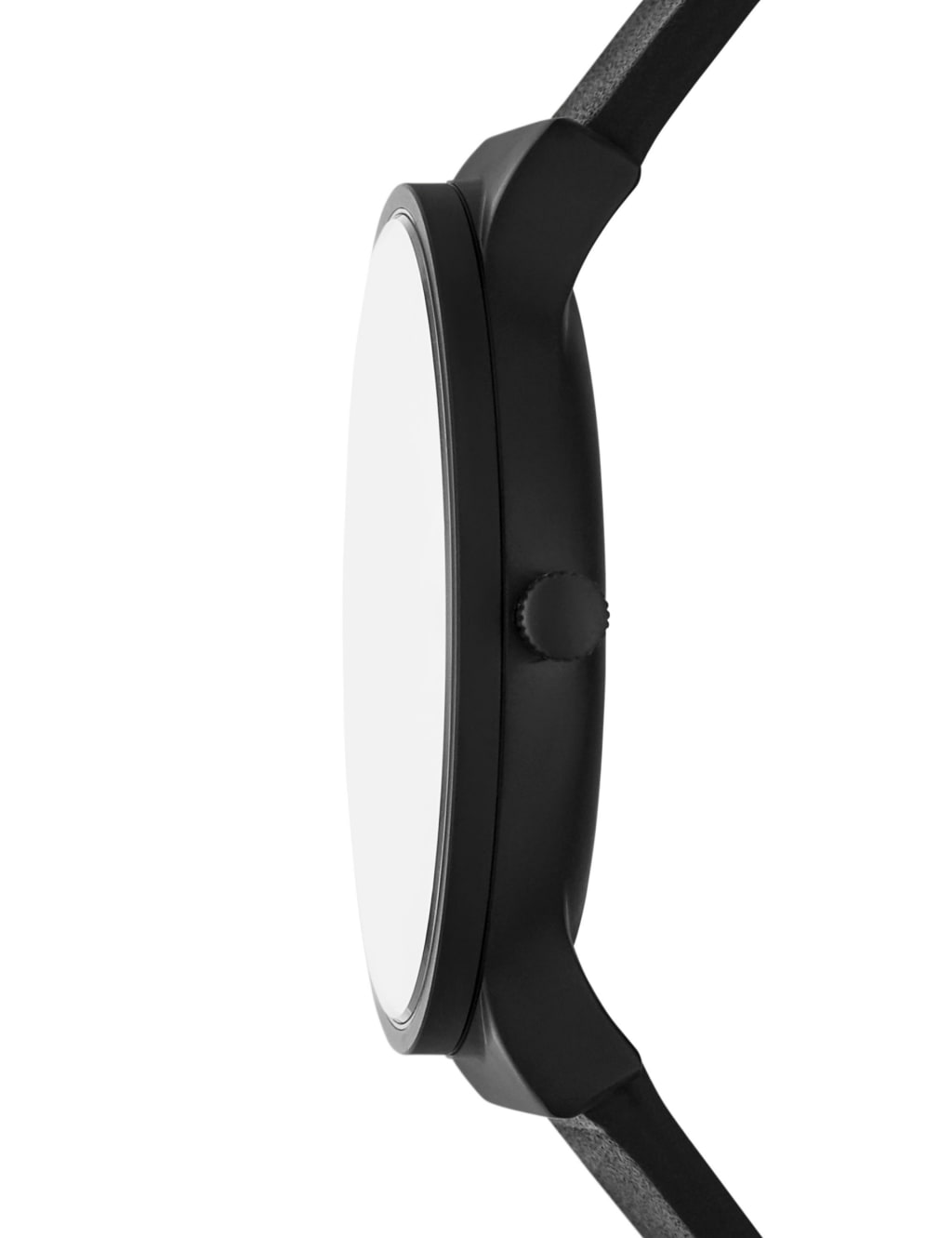 Skagen Anchor Black Leather Quartz Watch 4 of 7