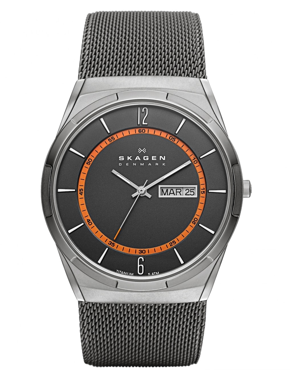 Skagen gunmetal watch clearance