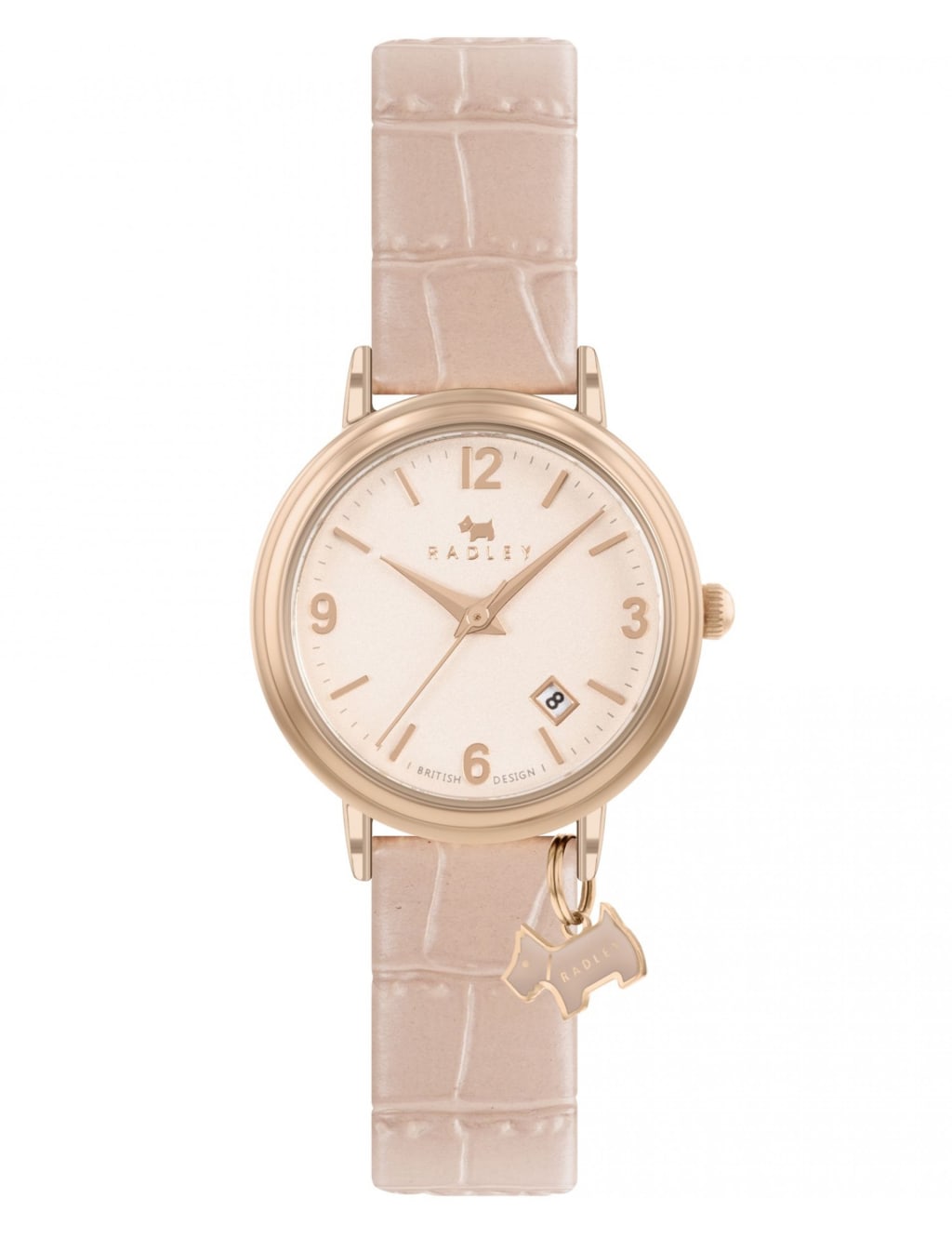 Radley Scottie Dog Pink Leather Watch 1 of 3