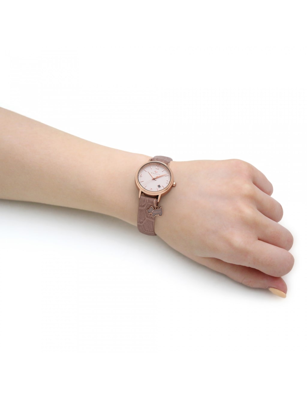 Radley Scottie Dog Pink Leather Watch 2 of 3