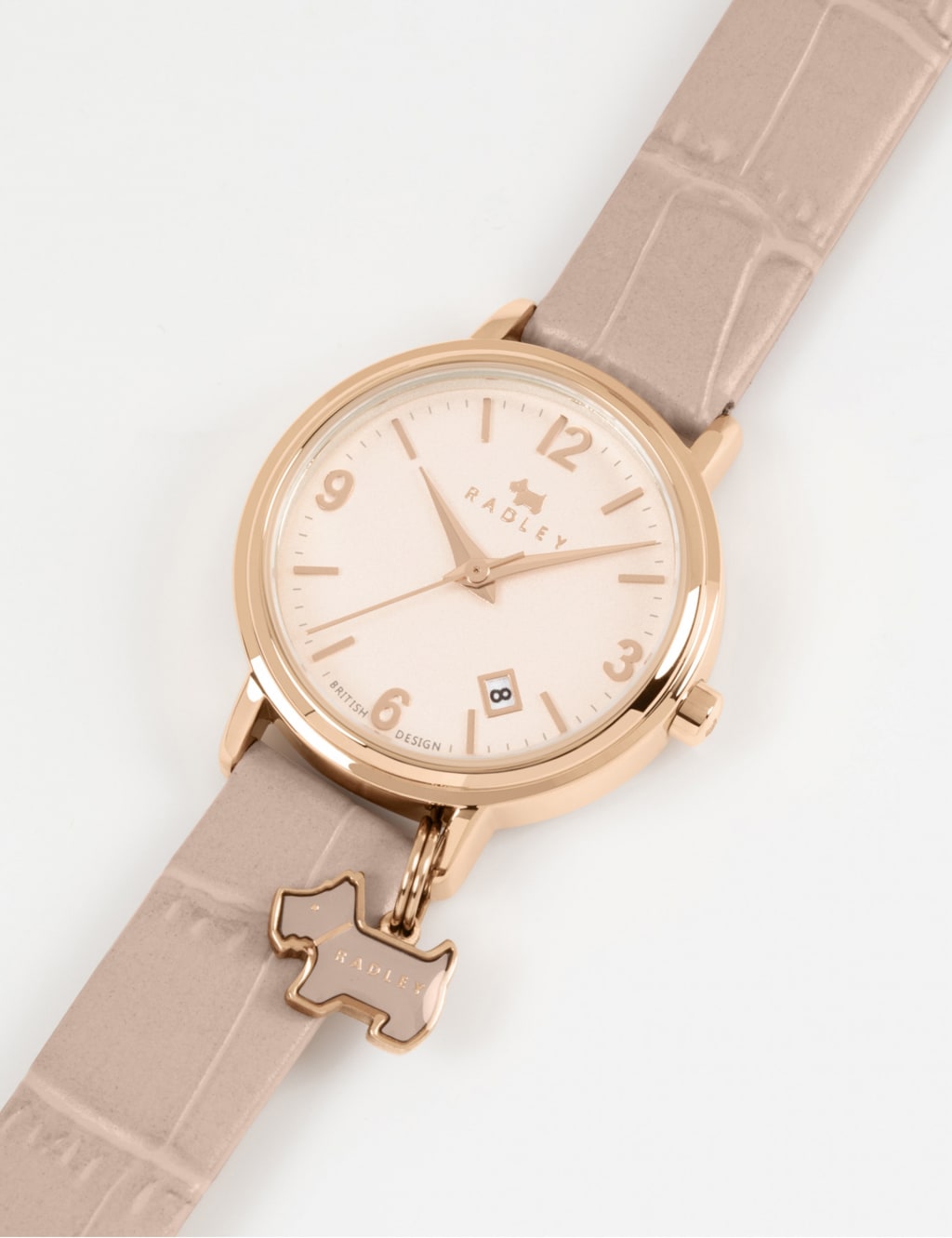 Radley Scottie Dog Pink Leather Watch 3 of 3