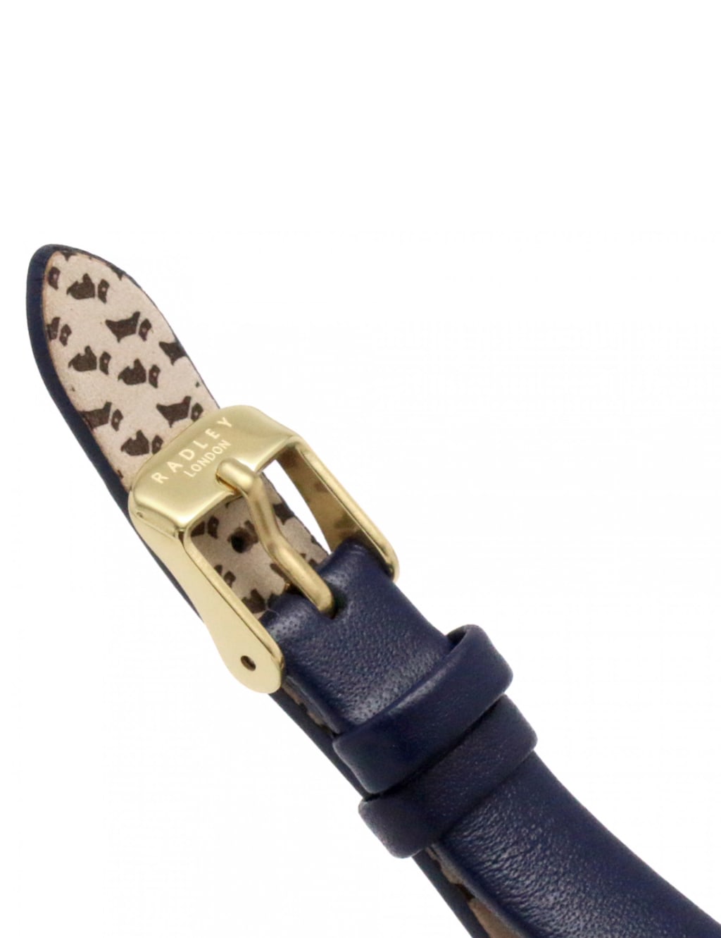 Radley Scottie Dog Charm Blue Leather Watch 5 of 7