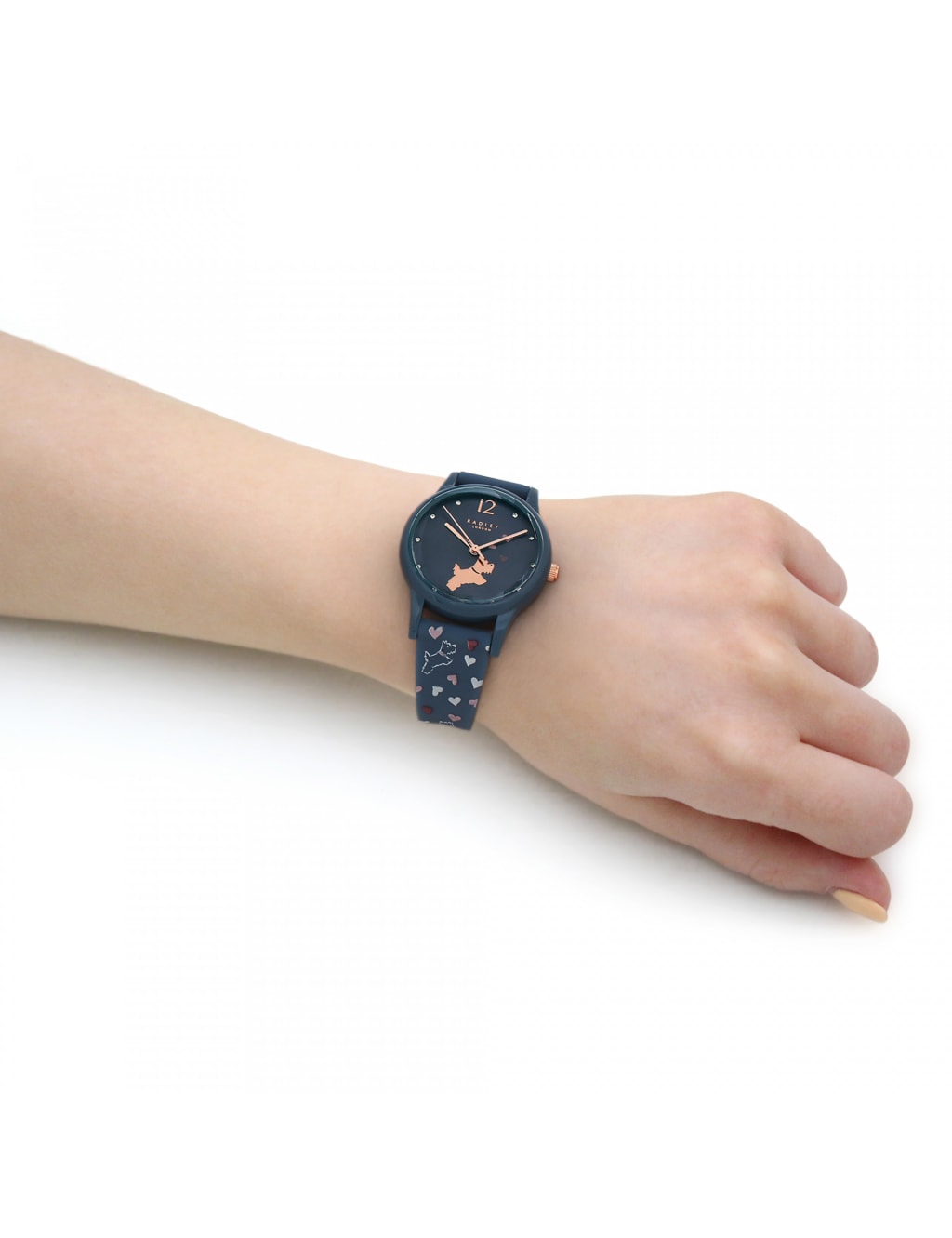 Radley Scottie Dog Blue Leather Watch 2 of 8
