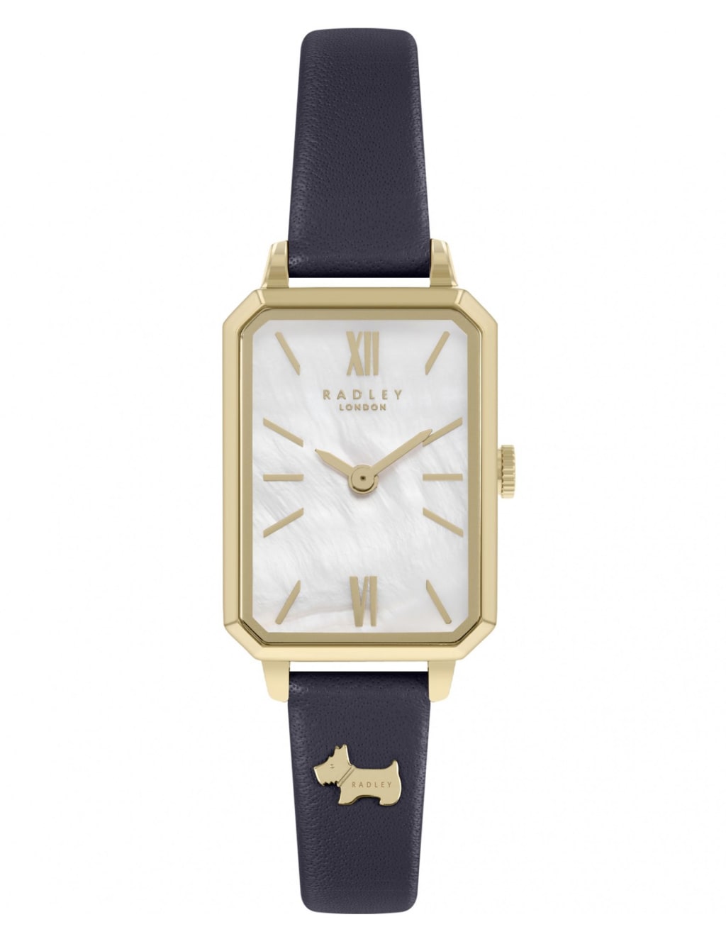 Radley Scottie Dog Black Leather Watch 1 of 7